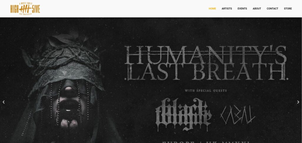 Humanitys Last Breath European and Uk Tour 2020 / 2021