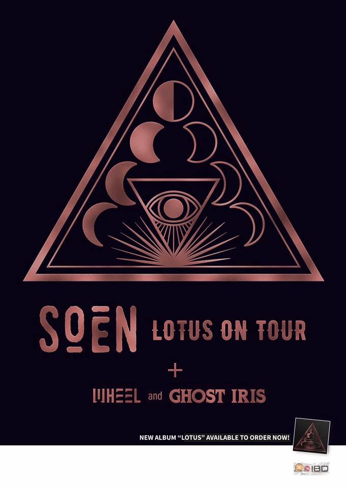 Soen Lotus on tour with Wheel and Ghost Iris