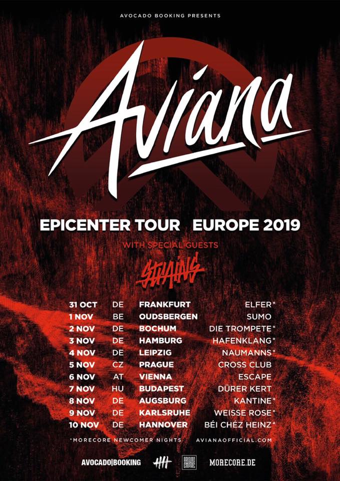 Aviana Tour Europe 2019