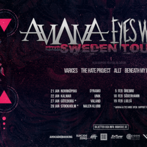 Aviana + Eyes Wide Open Tour 2022 Banner